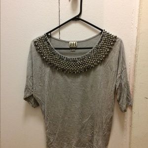 Haute Hippie blouse with beading XS