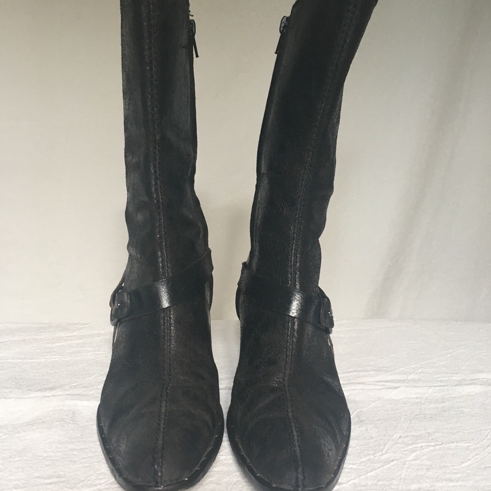 Henry Beguelin Black Leather Boot 37