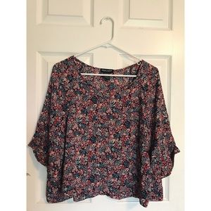 flowy crop top