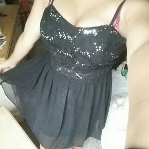 Short Semi-formal Black Dress