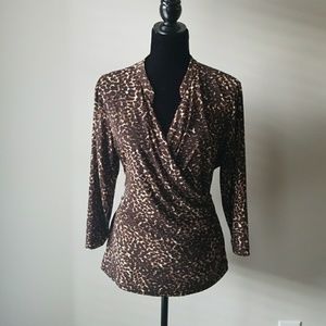 Chico's Animal Print Top