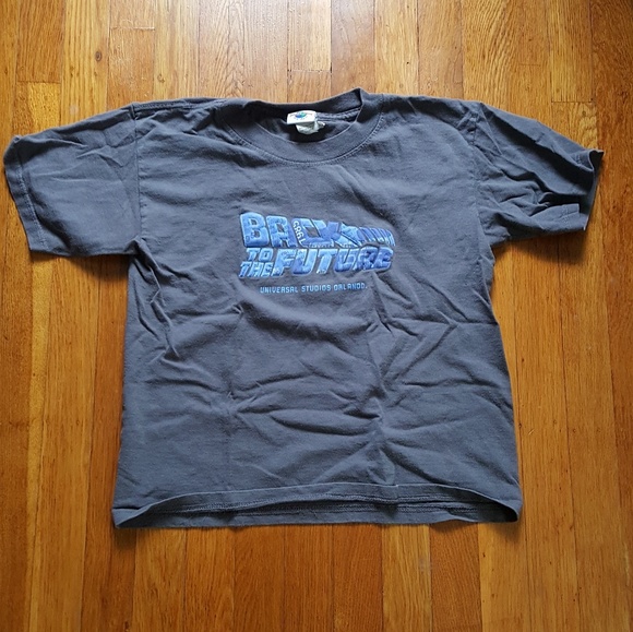 Back to the Future Universal Studios Kids tee Sz S - Picture 1 of 3