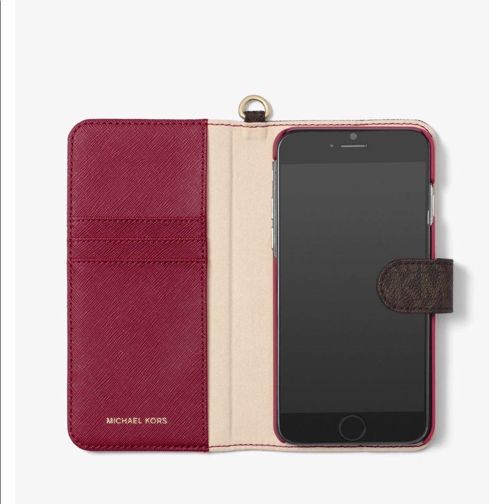❤️💕Michael Kors iPhone 7 Plus Folio Phone Case - Picture 6 of 8