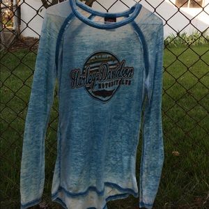 Harley Davidson t shirt knit top