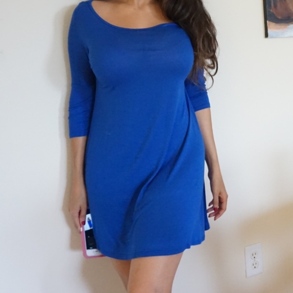 Cobalt blue dress. Super soft and comfy
