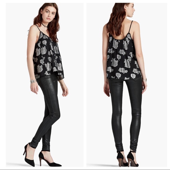 Lucky Brand Silver Flower Tank - Picture 2 of 6