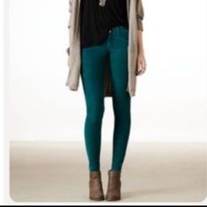 Teal Rich and Skinny jeans