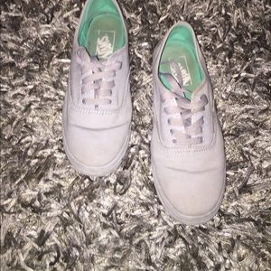 Light grey Vans size 7.5 in women's