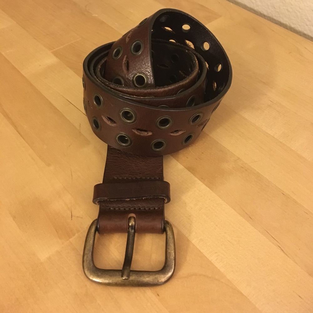 Abercrombie and Fitch brown leather belt