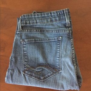 NYDJ brand blue jeans straight leg size 8