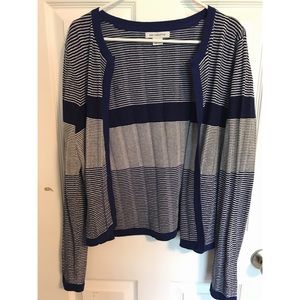 stripped cardigan