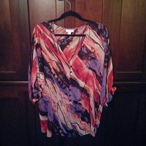 Multi colored blouse