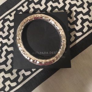 Silpada Sterling Silver hammered bangle