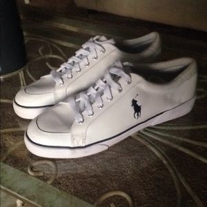 Men's Ralph Lauren Polo Leather Sneakers