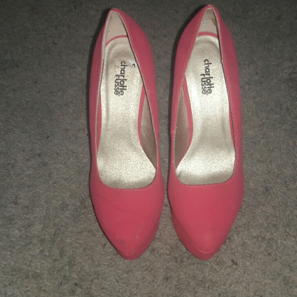 Red 5" Heels - Picture 1 of 3