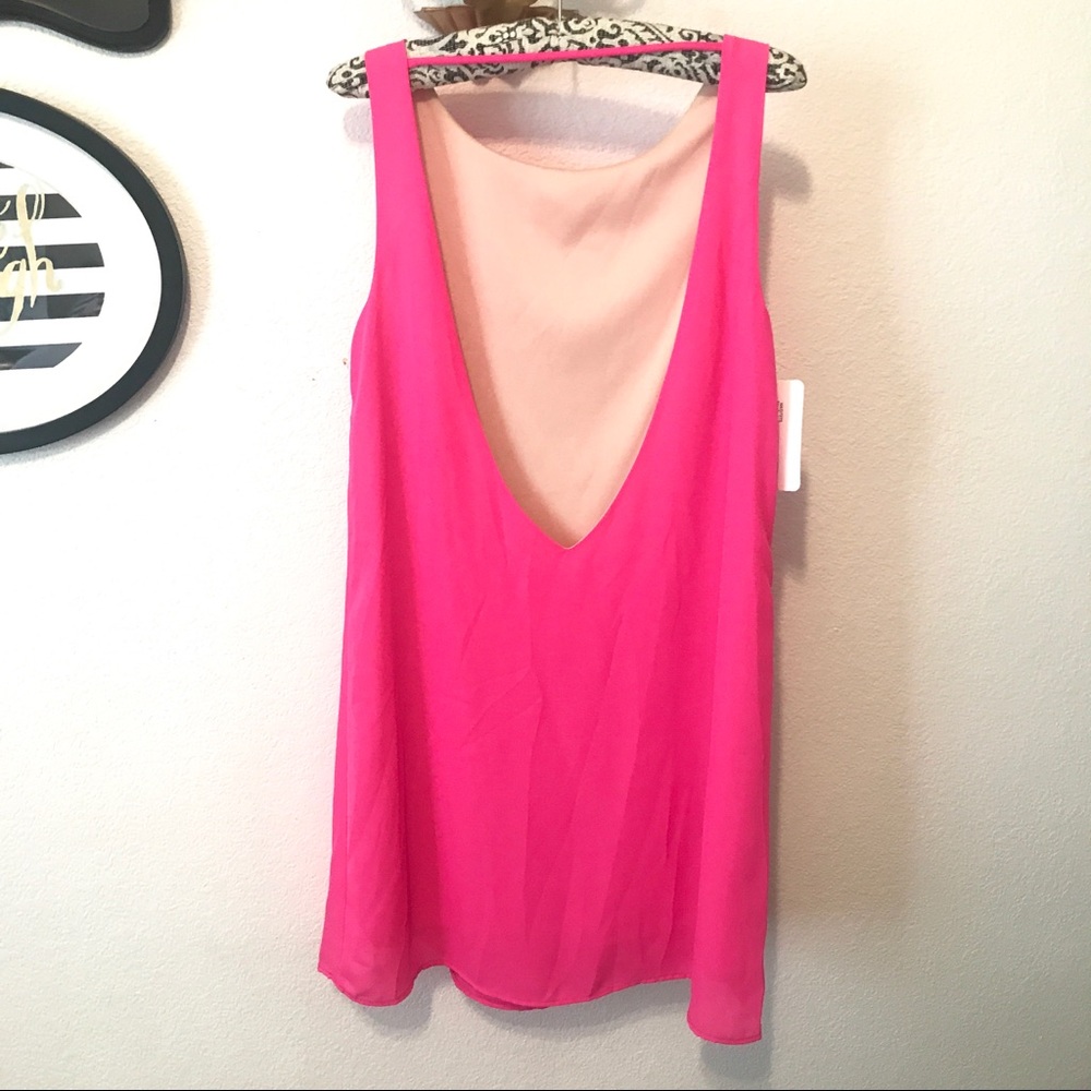 Pink Backless Dress