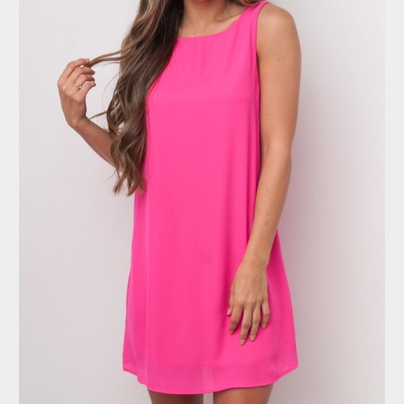 Pink Backless Dress - Picture 2 of 3