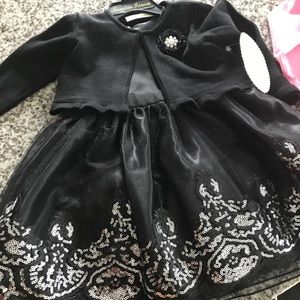 Brand new black dress for baby 24 month