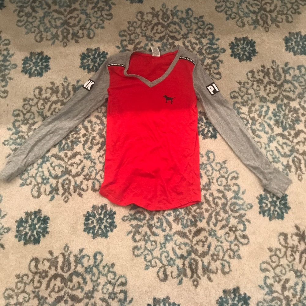 Pink long sleeve shirt