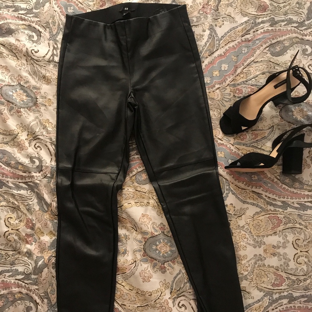 H&M Leather pants