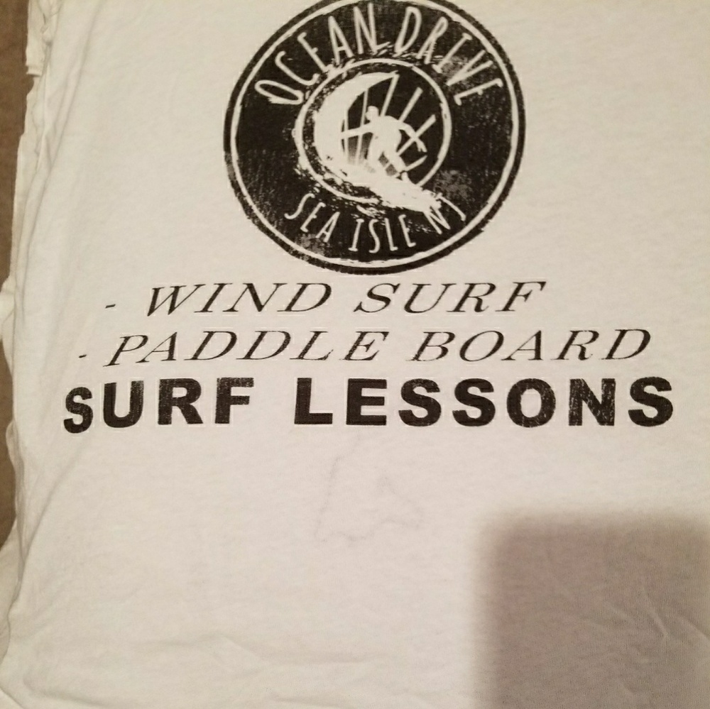 Free People Surf Inspired Graphic Oversized Top - Picture 4 of 7