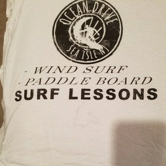 Free People Surf Inspired Graphic  Oversized Top - Picture 4 of 7