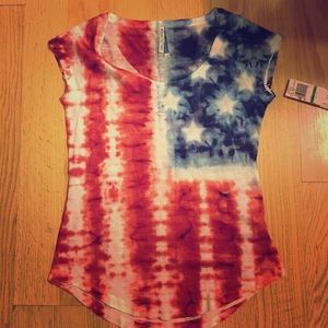 Wallflower American Flag Tee