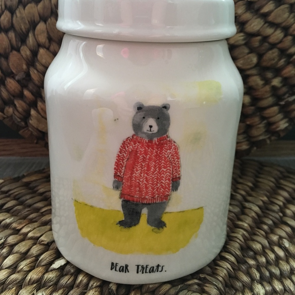 Sale! 👀 HTF Rae Dunn Bear Treats Canister