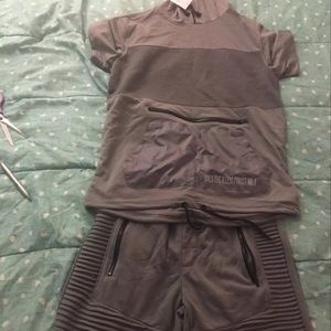 Men's Sweat Short Track Suit