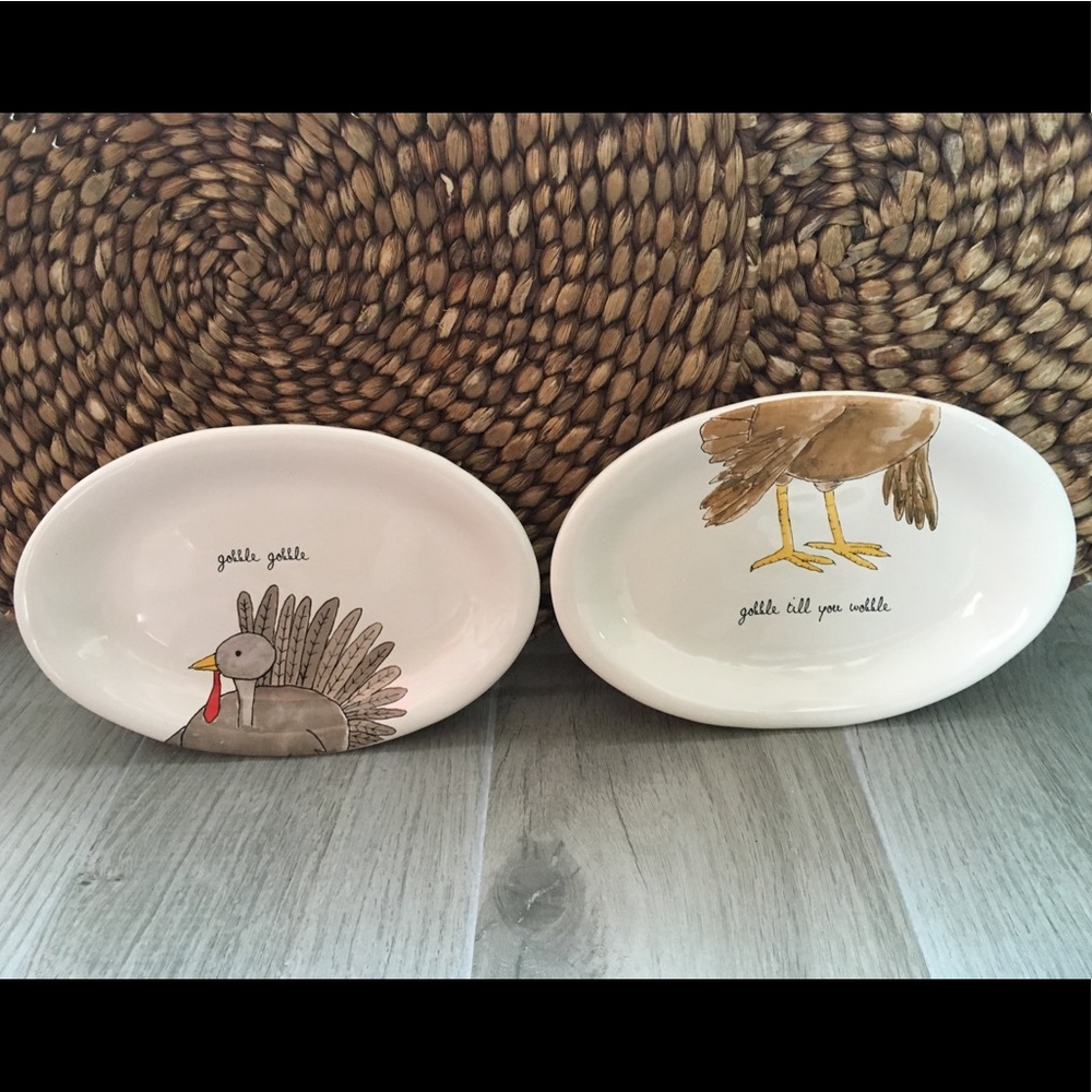 Sale! 👀 Rae Dunn Gobble Till You Wobble Dishes