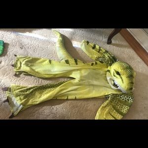 Green dinosaur costume toddler kids