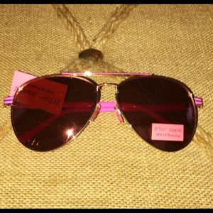 Betsy Johnson pink aviators