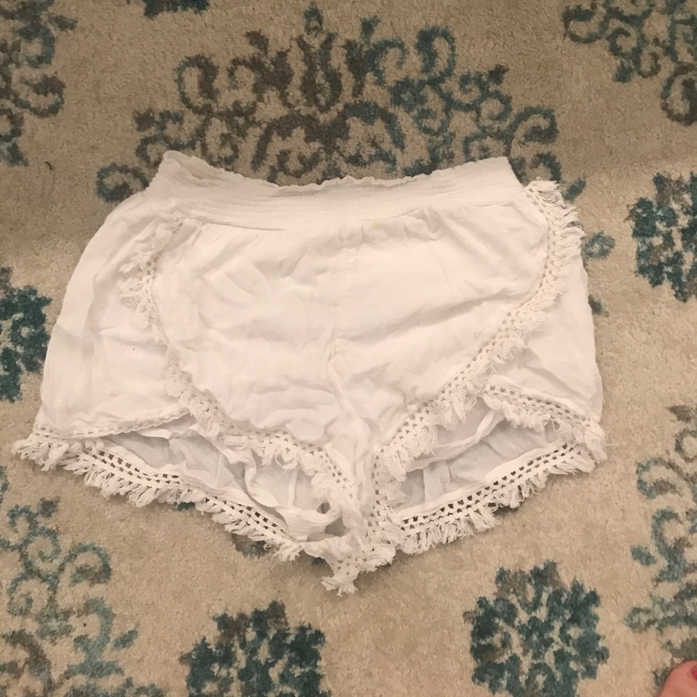 White Volcom Shorts