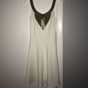 White flowy dress