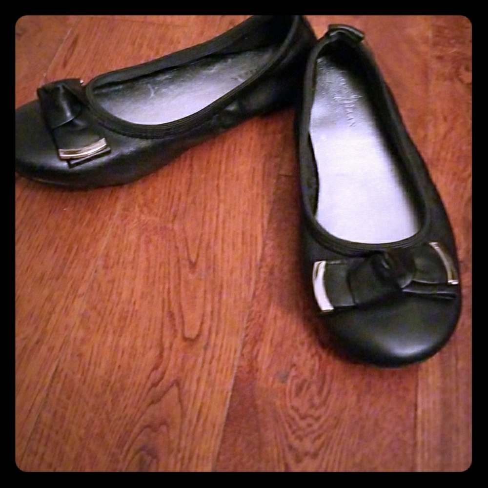 Girls Cole Haan Ballet Flats Leather Sz 13