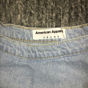 American apparel jeans skater skirt