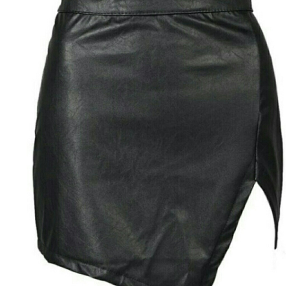 Black Leather Skirt