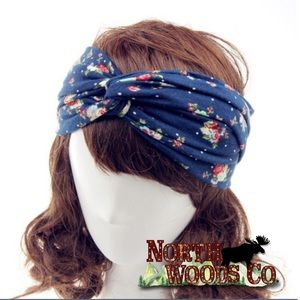 Floral stretch headband