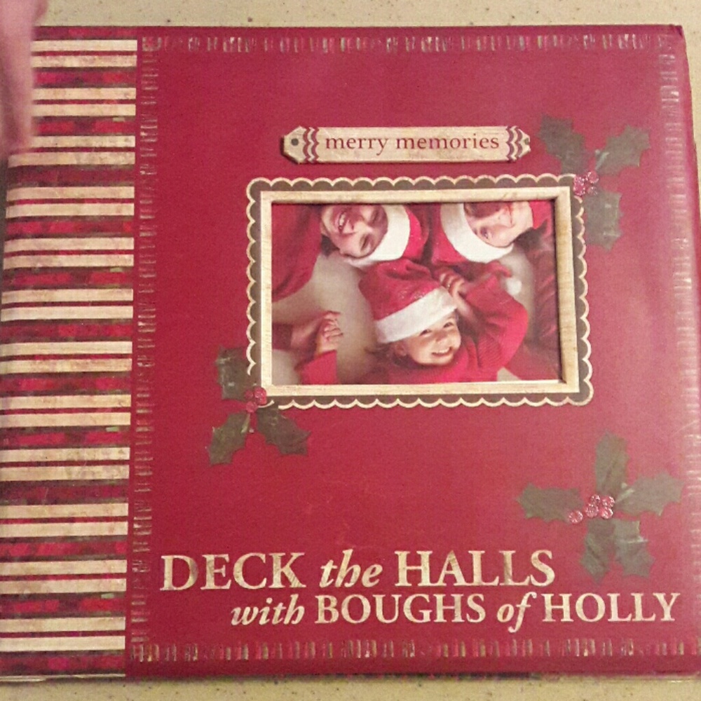 Christmas scrapbook photo album