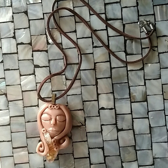 Goddess citrine necklace - Picture 2 of 3
