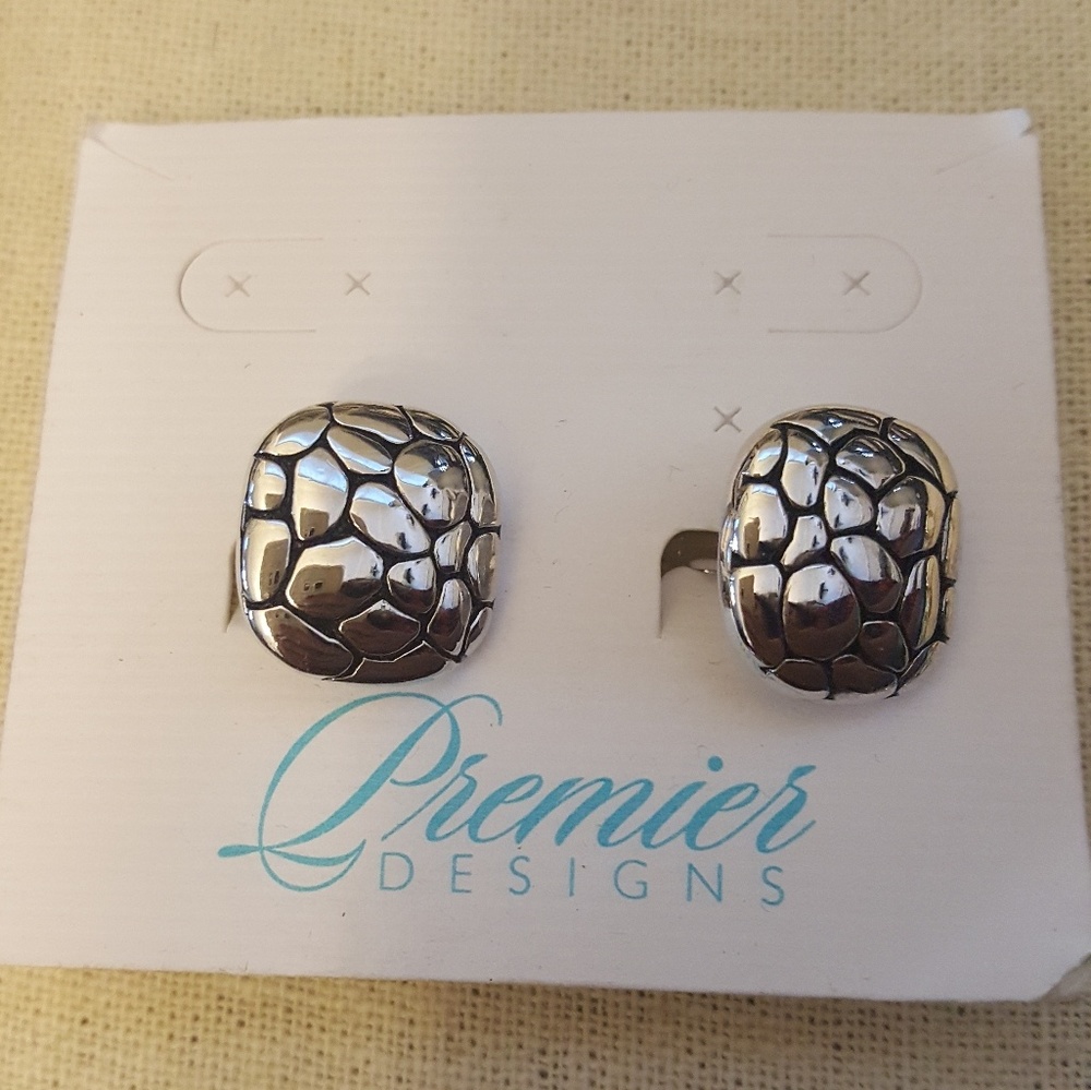 Silver cufflinks