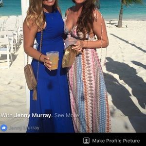 Patterned maxi dress