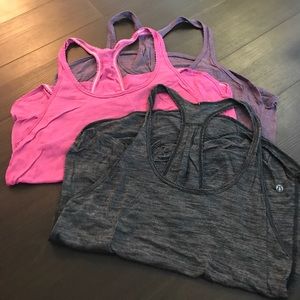 3 Lululemon tanks! All size 6! No tags
