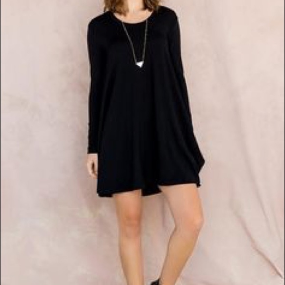 Black long sleeve dress!