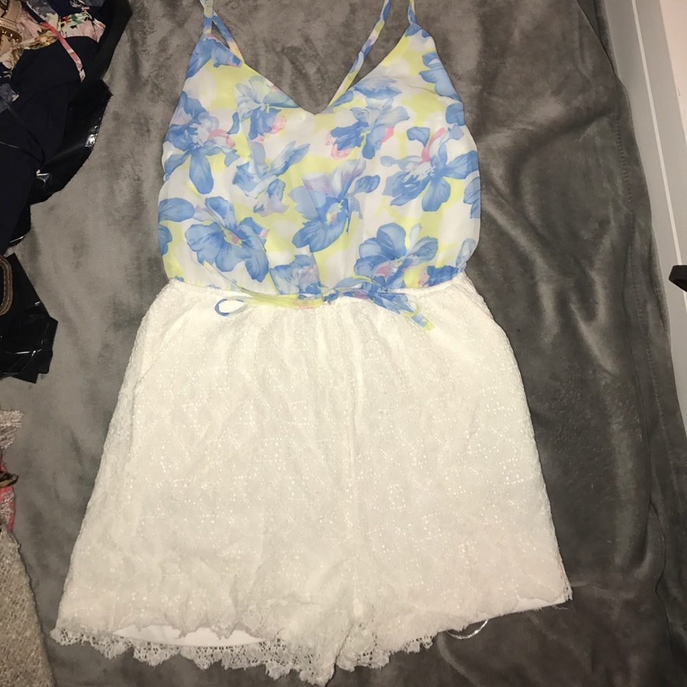 Open back romper
