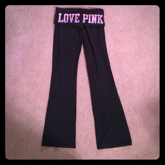 Victoria's Secret Pink boot cut yoga pants - Picture 1 of 6