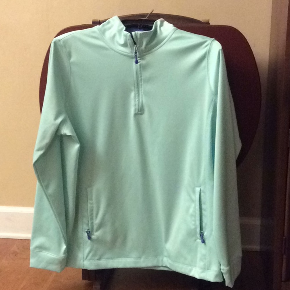 Vineyard vines light green performance pullover