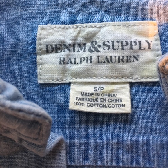 Denim & Supply Ralph Lauren Lace-up Chambray Shirt - Picture 4 of 6