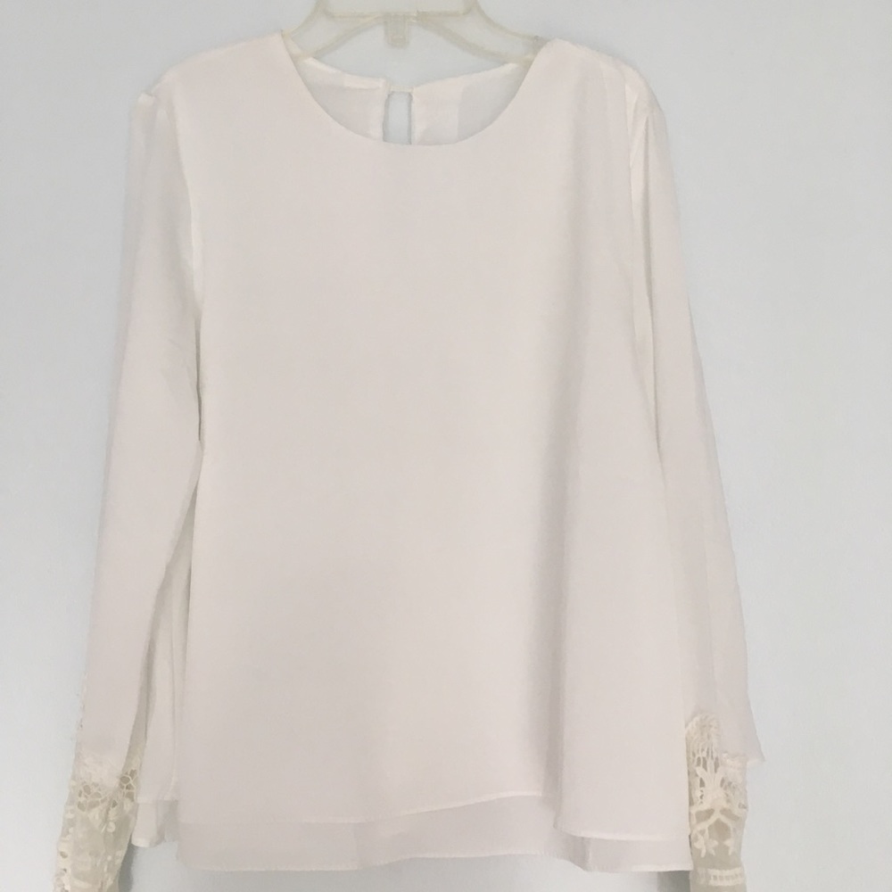White lace blouse