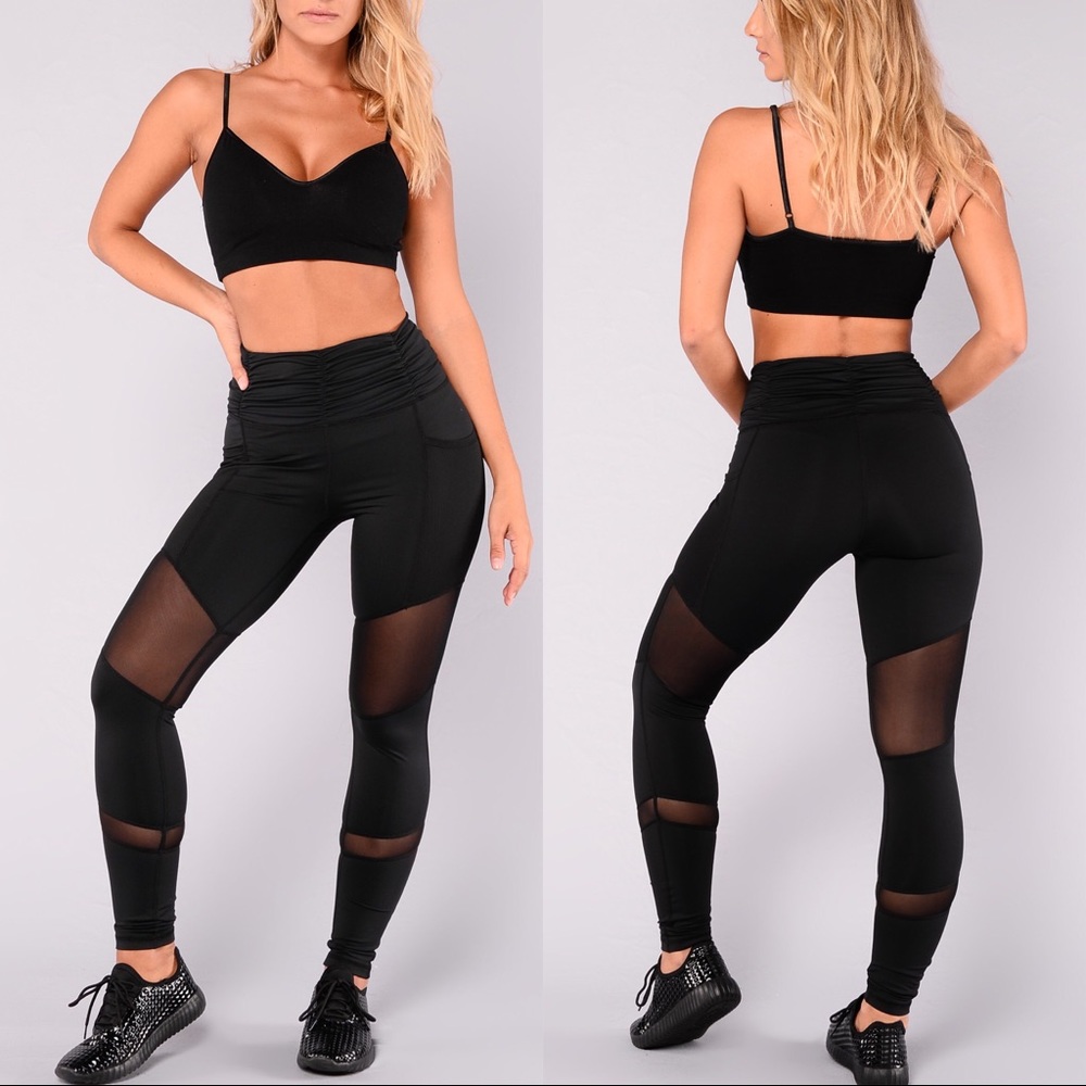 High Waist Ruched Leggings
